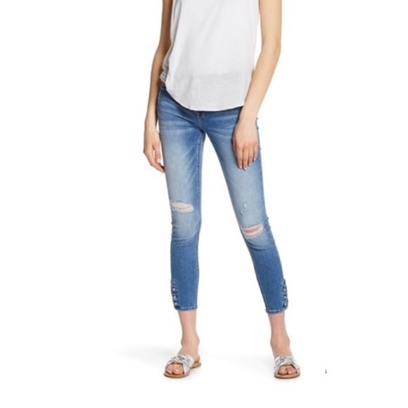 Vigoss Women's Marley Skinny Jeans Black Size 27